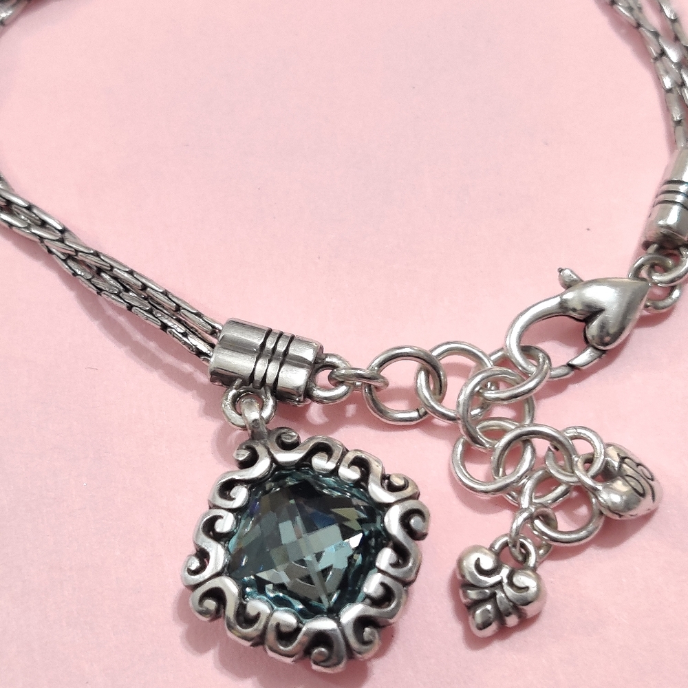 Brighton Danube Blue Crystal Bracelet